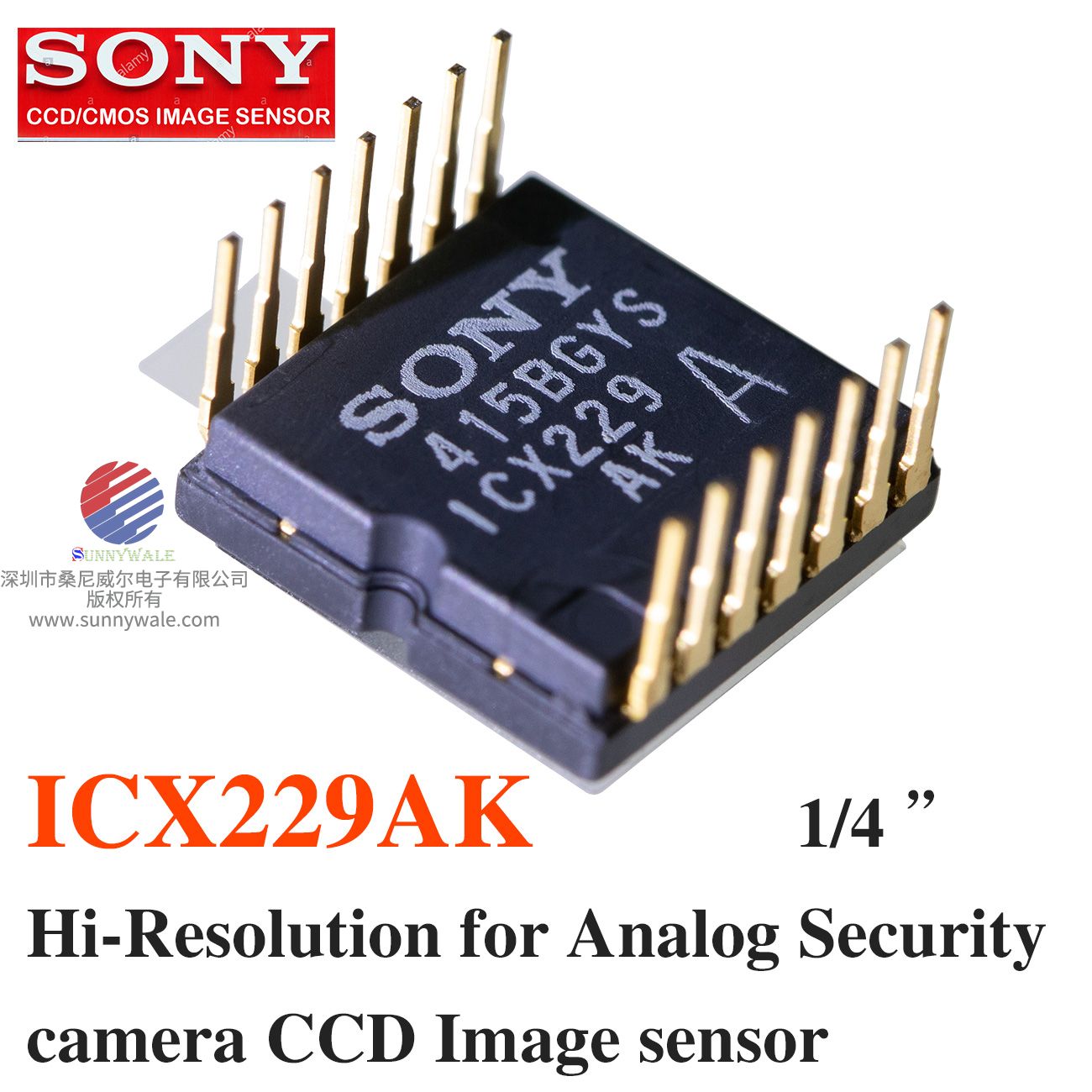 SONY高解CCD ICX229AKA