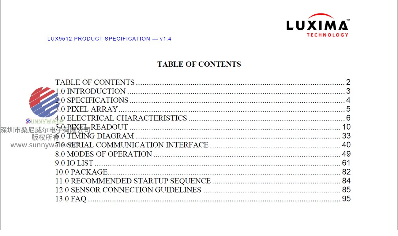 LUS9512 datasheet